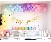 Pastel Balloon Arch Kit (Pack of 102 pcs)