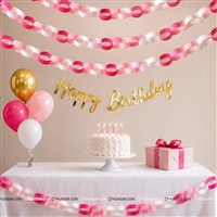 Pink Loop Birthday bunting kit