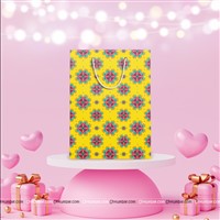 Indian Motif printed Gift Bag (Pack of 4)