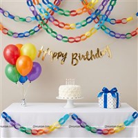 Rainbow Loop Birthday cursive bunting kit