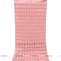 Rose Gold Square Foil Curtain
