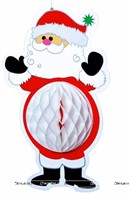 Santa Honey Comb Ball