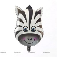 Zebra Foil Balloon