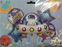 Spaceship Foil Balloon