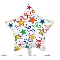 Star shaped Foil balloons