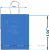 Blue Gift bags (Set of 6)