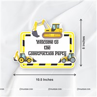 Construction swrills Paperfan Kit with Topper