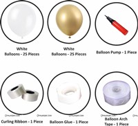 White and Gold Chrome Cloud 