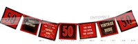 50th Birthday Banners