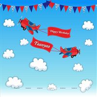 Aeroplane theme Backdrop