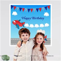 Aeroplane Theme Backdrop Arch Kit 