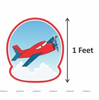 Aeroplane Foil Curtain Kit (Pack of 109 pcs)