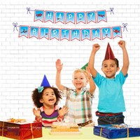 Aeroplane theme Happy Birthday Banner