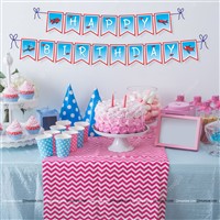 Aeroplane theme Happy Birthday Banner
