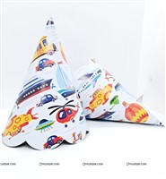 Vehicles Cone hats (Pack of 10)