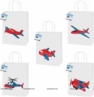 Aeroplane theme Sticker-ed Gift Bags