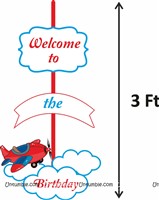 Aeroplane Entrance Door Dangler