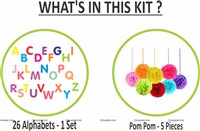 Letter Cutouts Backdrop kit 