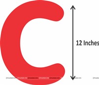 Letter Cutouts Backdrop kit 