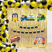 Auto Theme Foil Kit  ( GOLD) (Pack of 109 pcs)