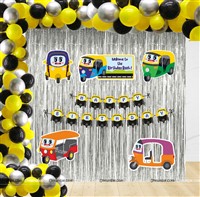 Auto Theme Foil Kit Silver (Pack of 109 pcs)