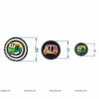 Auto Theme Paper Fans 