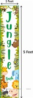 Baby Jungle Theme  Door Banners (Set of 2)