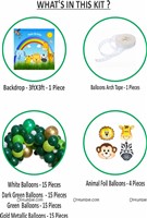 Baby Jungle Theme Backdrop Arch Kit