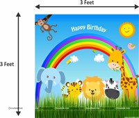 Baby Jungle Theme Backdrop Arch Kit