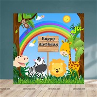 Baby Jungle Theme Backdrop Arch Kit