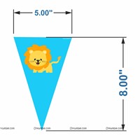 Animal Printed Buntings (10 ft)