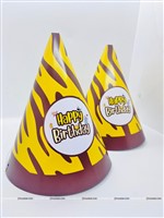 Jungle Stripes Party Hats