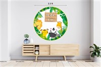 Jungle Round Backdrop Kit 