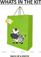 Jungle Green Gift Bags with Tags