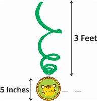 Baby Jungle Swirls Round(Pack of 10)