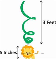 Baby Jungle Party Swirls (Pack of 10 )