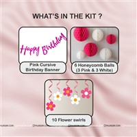 Pink Floral Swirls Kit 