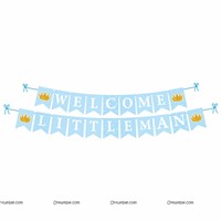 Welcome Baby Boy Kit with Balloons