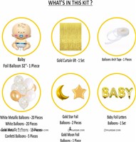 Baby Homecoming Welcome Decor Kit (Pack of 70 pcs)