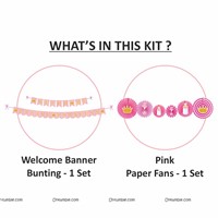 Baby Girl Welcome Decor Kit