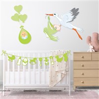 Baby room decor (Green)