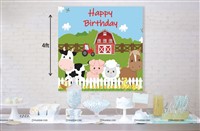 Cute farm Animal Backdrop