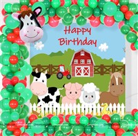 Farm barnyard  Theme Backdrop Arch Kit