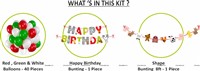 Farm Birthday Letter Bunting Kit (Pack of 42 pcs)