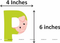 Farm Birthday Letter Bunting Kit (Pack of 42 pcs)