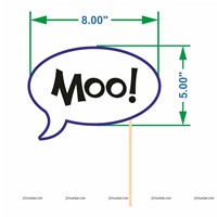 Farm Animal Photo Booth Props (Pack of 13 pcs)