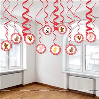 Barnyard Party Swirls (Pack of 10 )