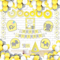 Elephant Theme Paper FAns Kit 