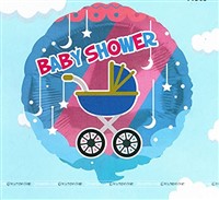 Baby shower Round Foil balloon