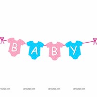 Baby Shower Pastel Decor Kit